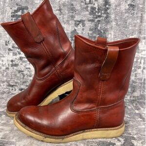 Vtg Red Wing Men 8 D Pecos Boots 1970 Red Rust  Irish Setter Workwear Heritage